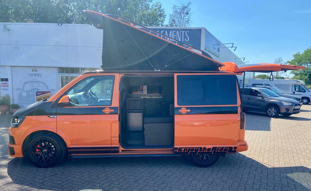 Volkswagen Transporter 2.0 Tdi T32 Bluemotion Tech Startline Panel Van Orange #4