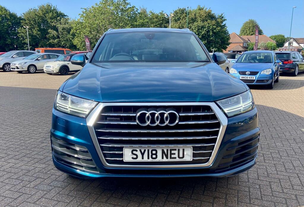 Audi Q7 3.0 Tdi V6 S Line Suv Blue #6