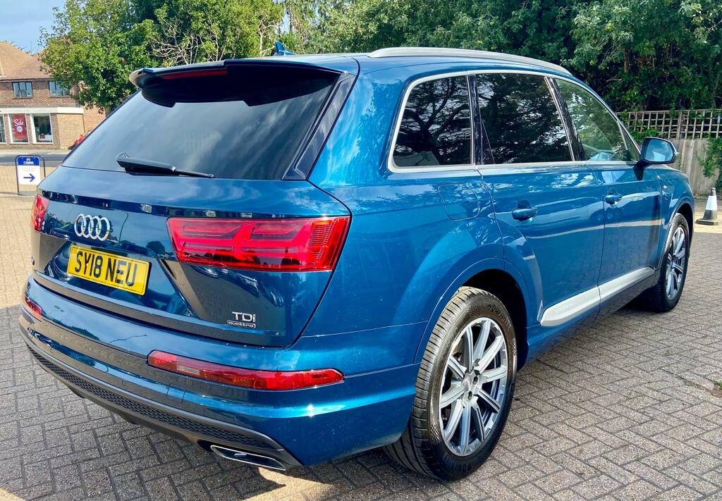 Audi Q7 3.0 Tdi V6 S Line Suv Tiptronic Quattro Blue