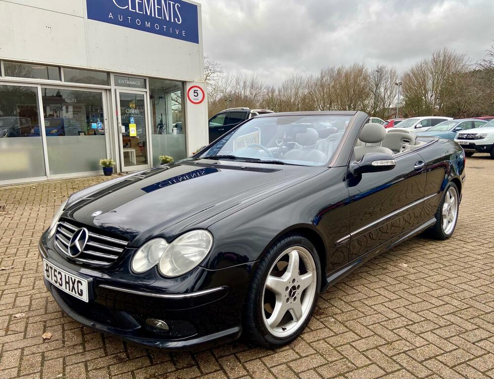 Mercedes-Benz CLK 3.2 Clk320 Avantgarde Cabriolet Black #2