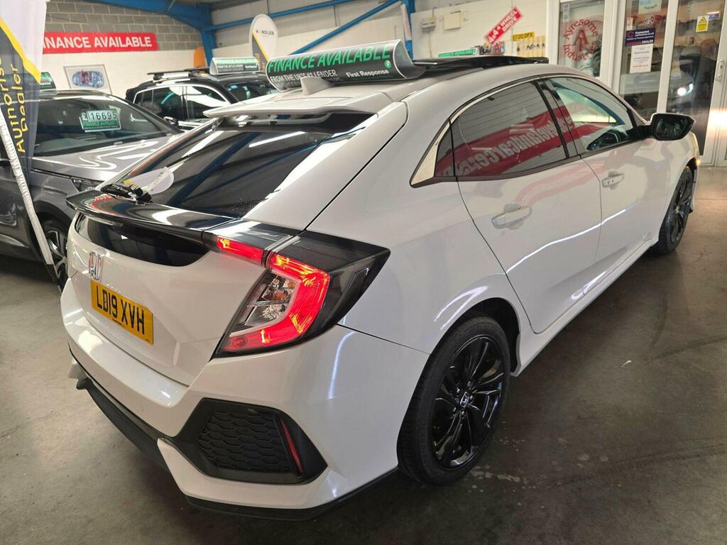 Honda Civic 1.6 I-dtec Ex Euro 6 Ss White #4