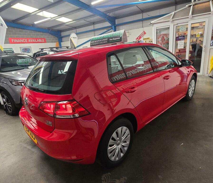 Volkswagen Golf Hatchback 1.2 Tsi Bluemotion Tech S Euro 5 Ss 5 Red #6