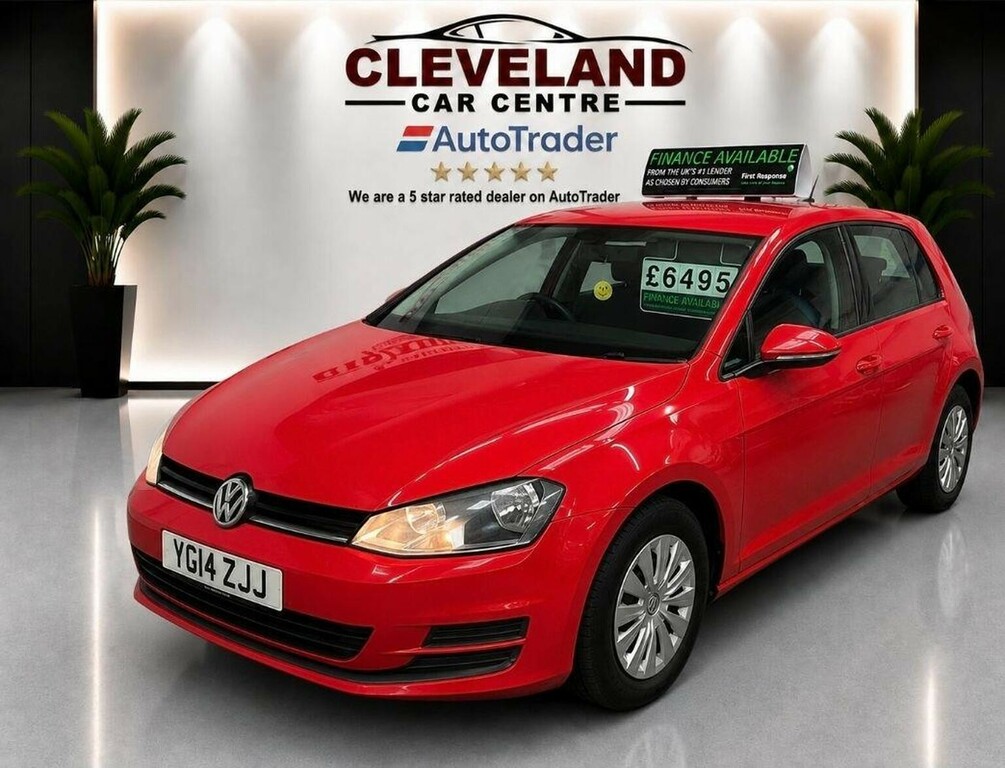 Volkswagen Golf Hatchback 1.2 Tsi Bluemotion Tech S Euro 5 Ss 5 Red