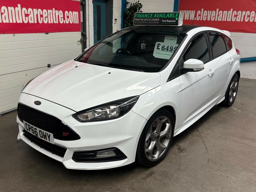 Ford Focus Hatchback 2.0 Tdci St-1 Euro 6 Ss 201766 CP66OHY White