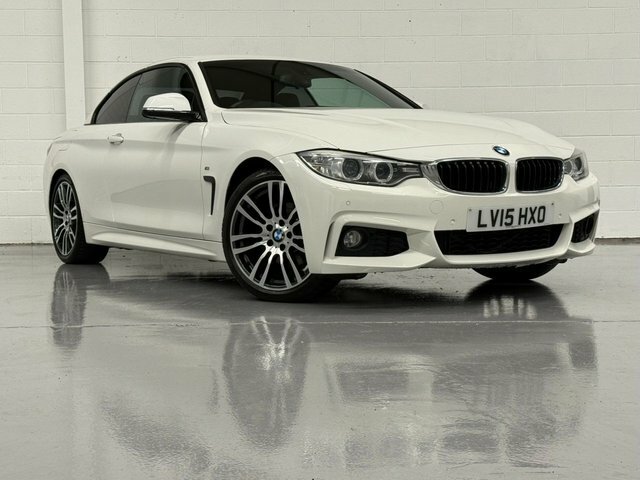 BMW 4 Series 2015 2.0 420D M Sport Convertible White