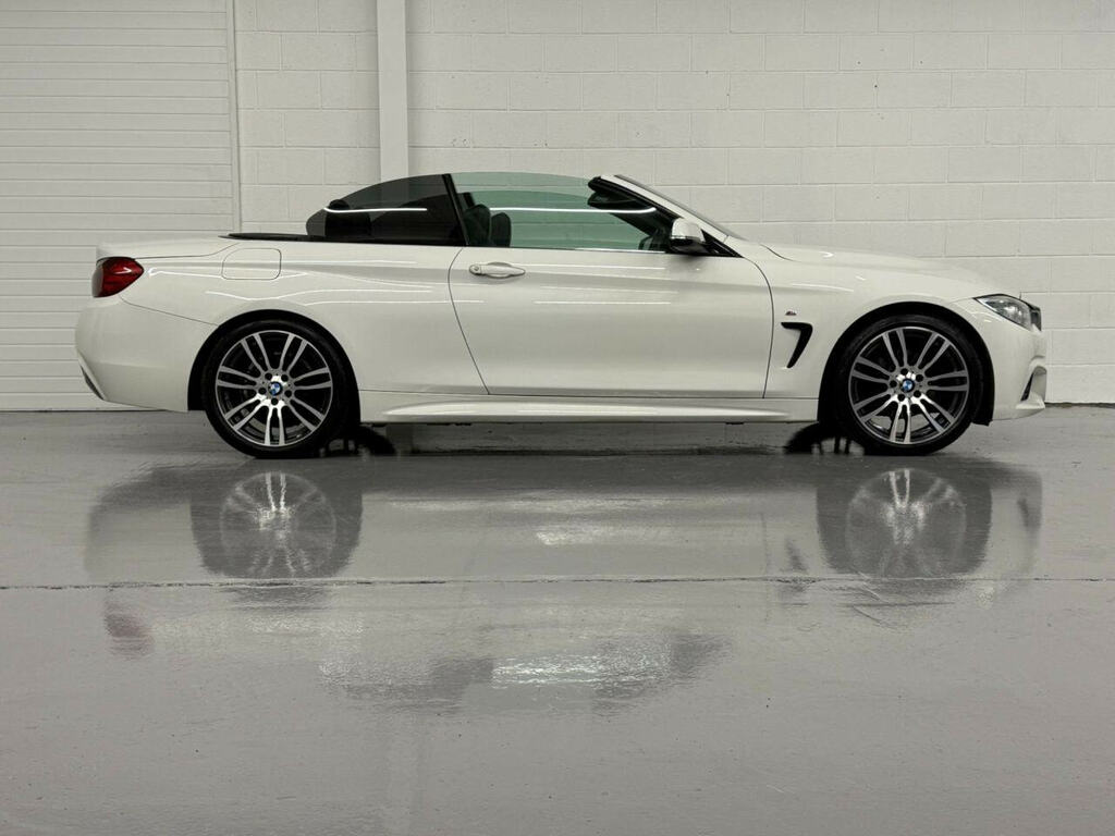 BMW 4 Series 2.0 420D M Sport Convertible Euro LV15HXO White #5