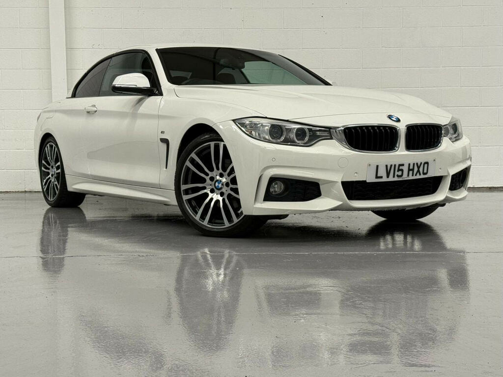 BMW 4 Series 2.0 420D M Sport Convertible Euro White
