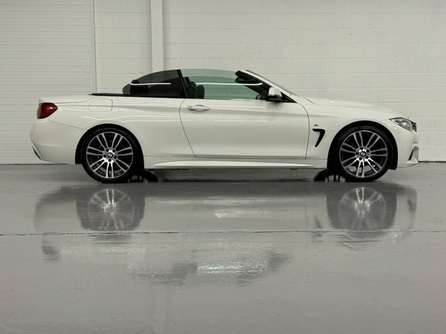 BMW 4 Series 2015 2.0 420D M Sport Convertible White #5