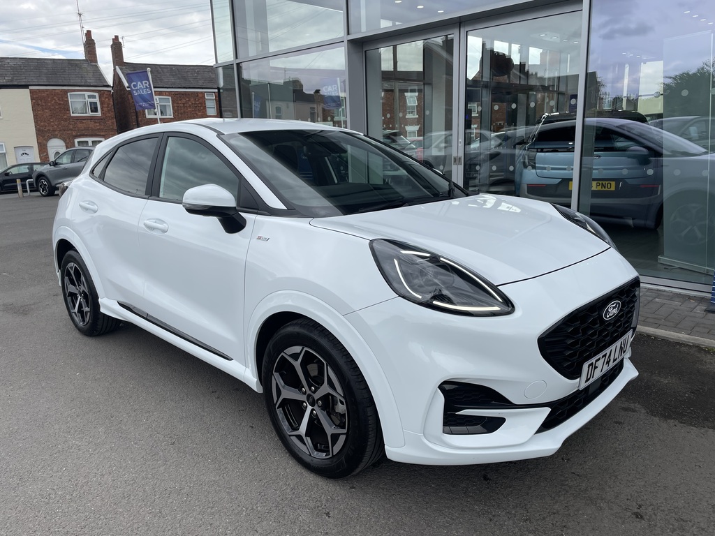 Ford Puma 1.0 Ecoboost Hybrid Mhev St-line White