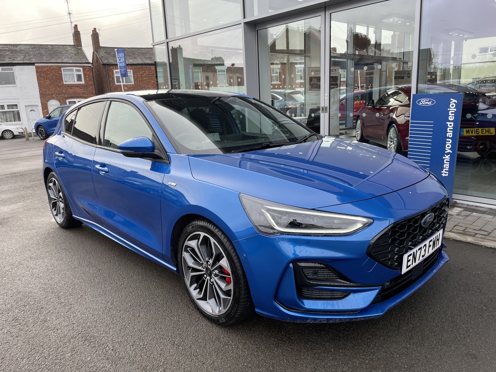 Ford Focus 1.0 Ecoboost Hybrid Mhev St-line X Blue