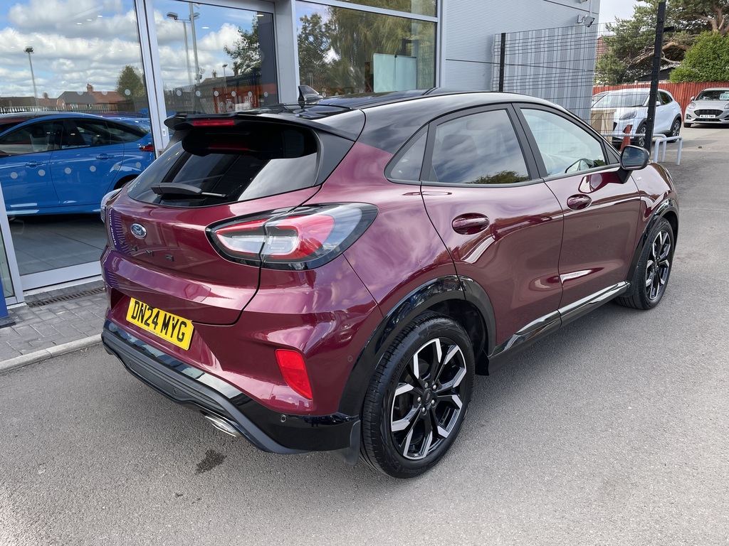 Ford Puma 1.0 Ecoboost Hybrid Mhev Vivid Ruby Ed Dct Red #6