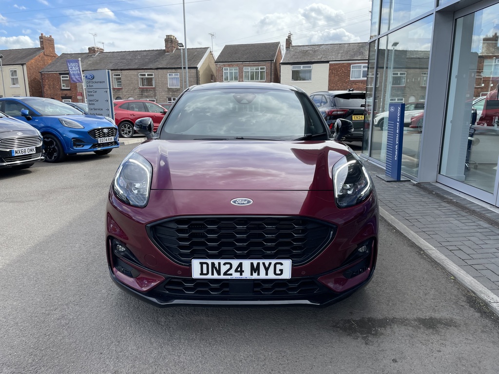 Ford Puma 1.0 Ecoboost Hybrid Mhev Vivid Ruby Ed Dct Red #2