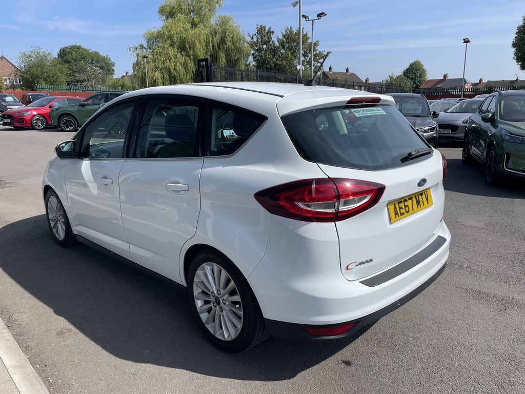 Ford C-Max 1.0 Ecoboost 125 Titanium Navigation White #4