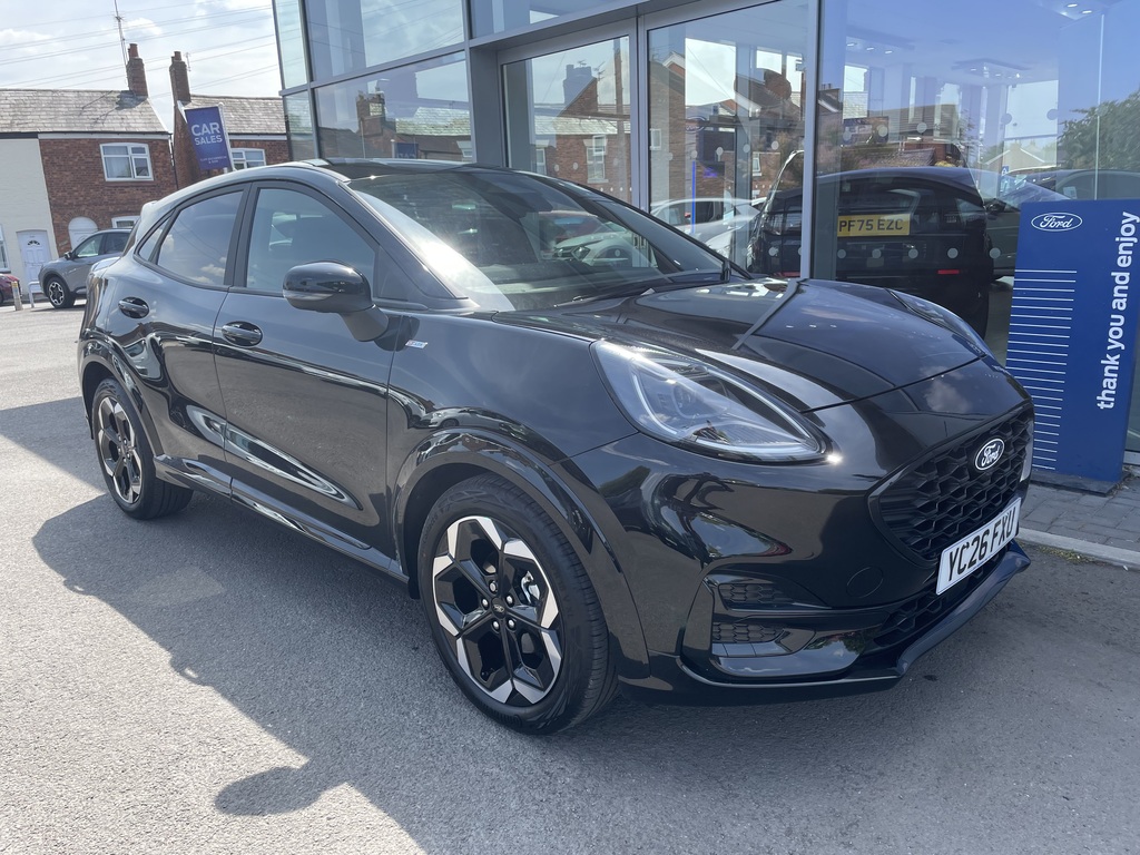 Ford Puma 1.0 Ecoboost Hybrid Mhev St-line X Black