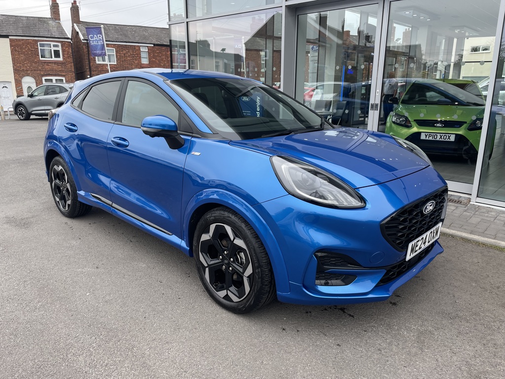Ford Puma 1.0 Ecoboost Hybrid Mhev St-line X Blue