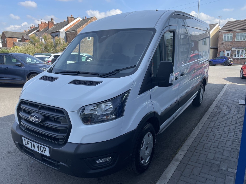 Ford Transit Custom 2.0 Ecoblue 165Ps H2 Trend Van Dap EF74VGP White #2