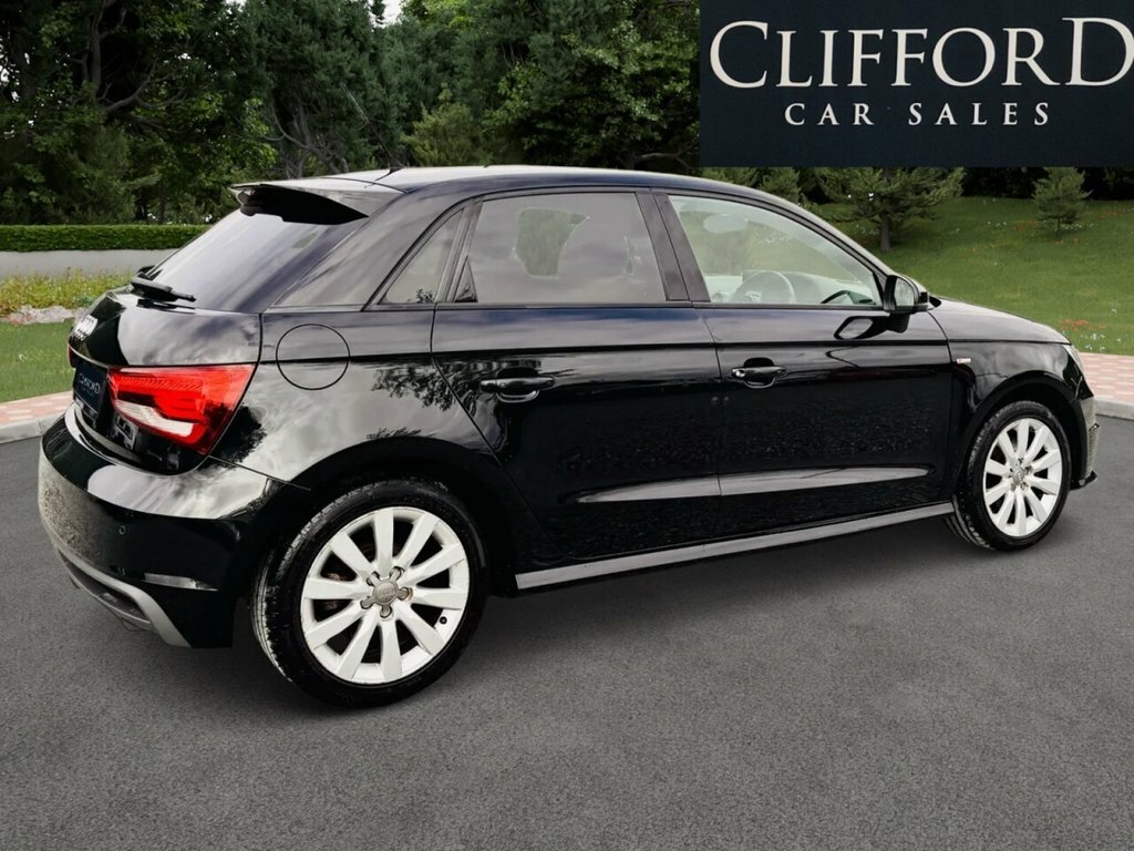 Audi A1 Hatchback Black #6