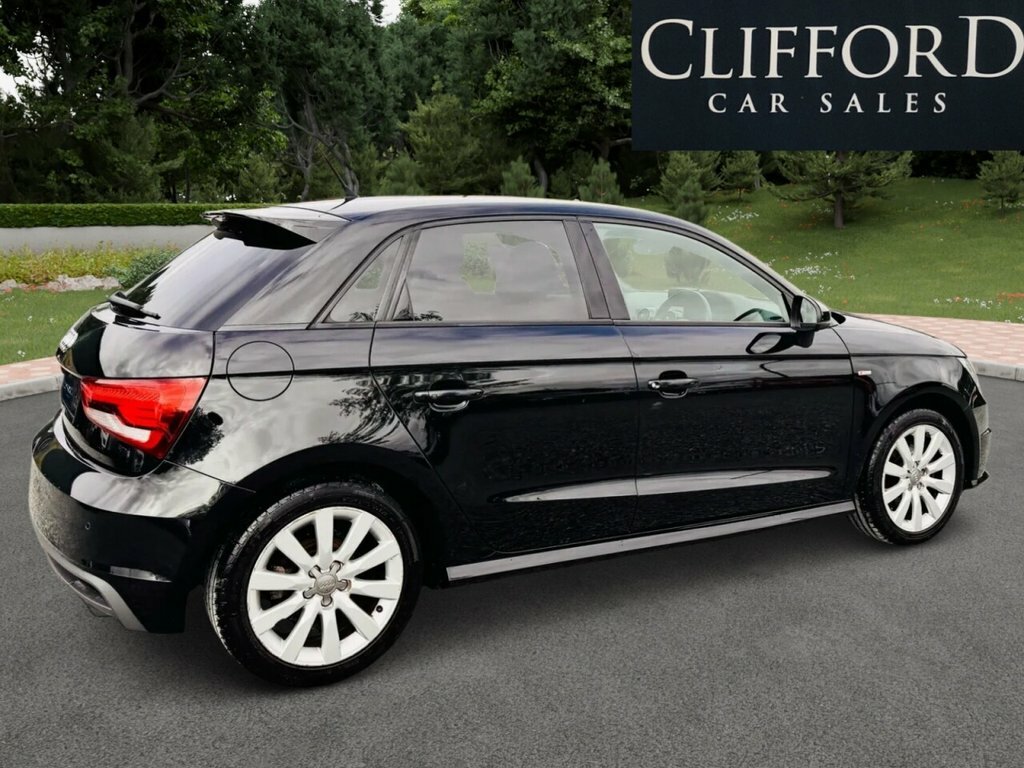 Audi A1 Hatchback Black #5