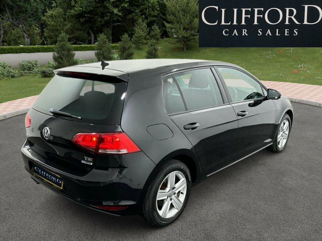 Volkswagen Golf Hatchback LW66DMX Black #4