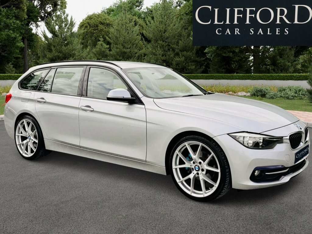 BMW 3 Series Estate Silver #6