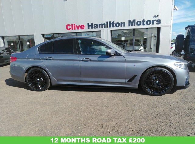 BMW 5 Series 2.0 520D M Sport Saloon Euro 6 S YK69AJB Grey