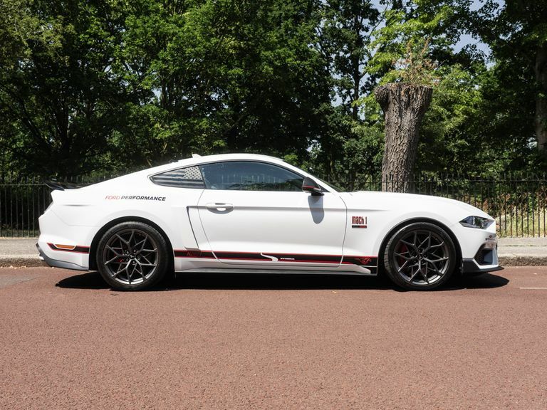 Ford Mustang 5.0 V8 Mach 1 White #3