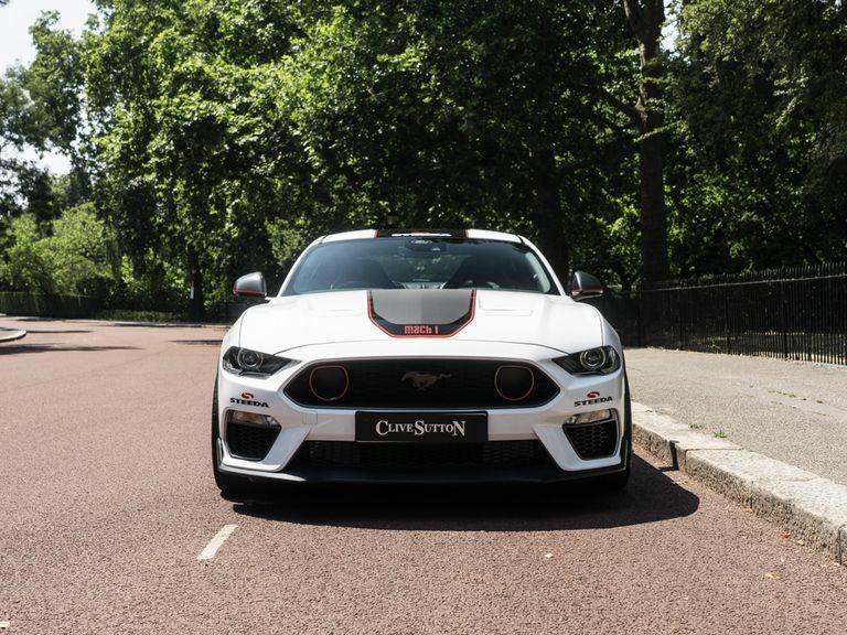 Ford Mustang 5.0 V8 Mach 1 White #2