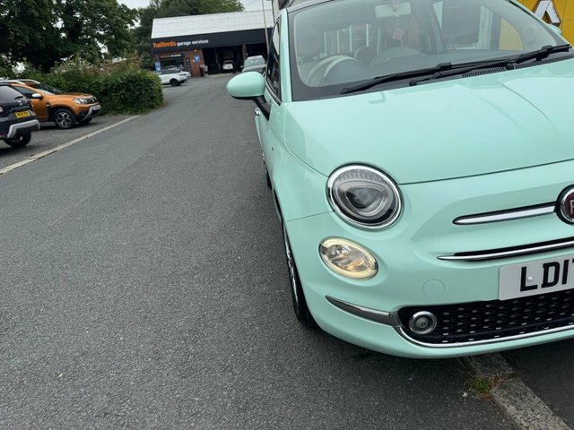 Fiat 500 Lounge Hatchback Green #6