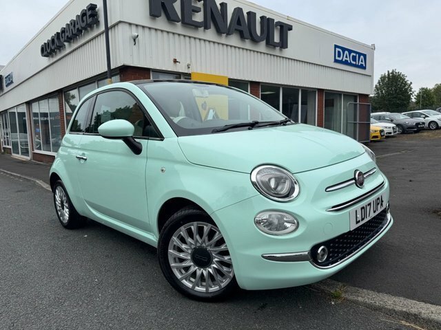 Fiat 500 Lounge Hatchback Green