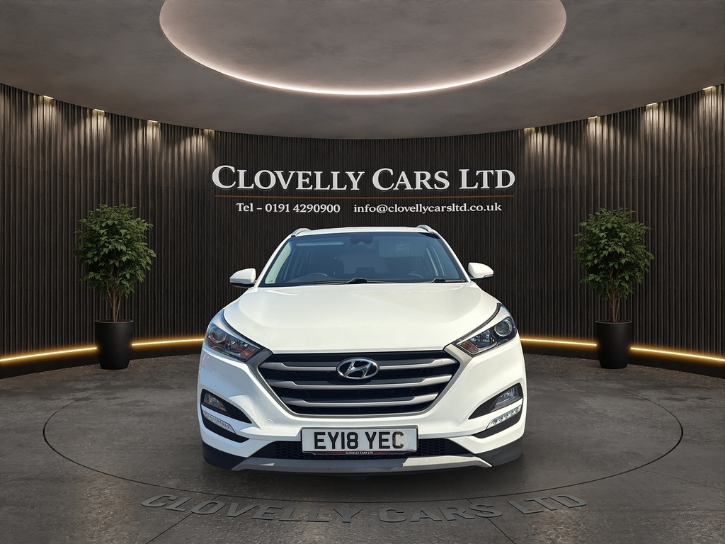 Hyundai Tucson Gdi Blue Drive Se Nav White #2