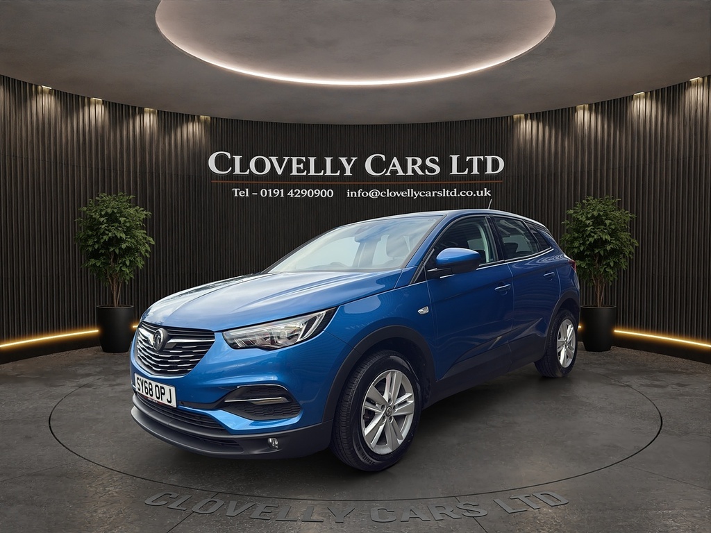 Vauxhall Grandland X 1.2 Turbo Se Suv Euro 6 Ss 1 SY68OPJ Blue #4
