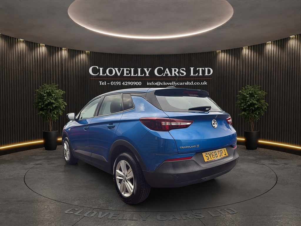 Vauxhall Grandland X 1.2 Turbo Se Suv Euro 6 Ss 1 SY68OPJ Blue #5