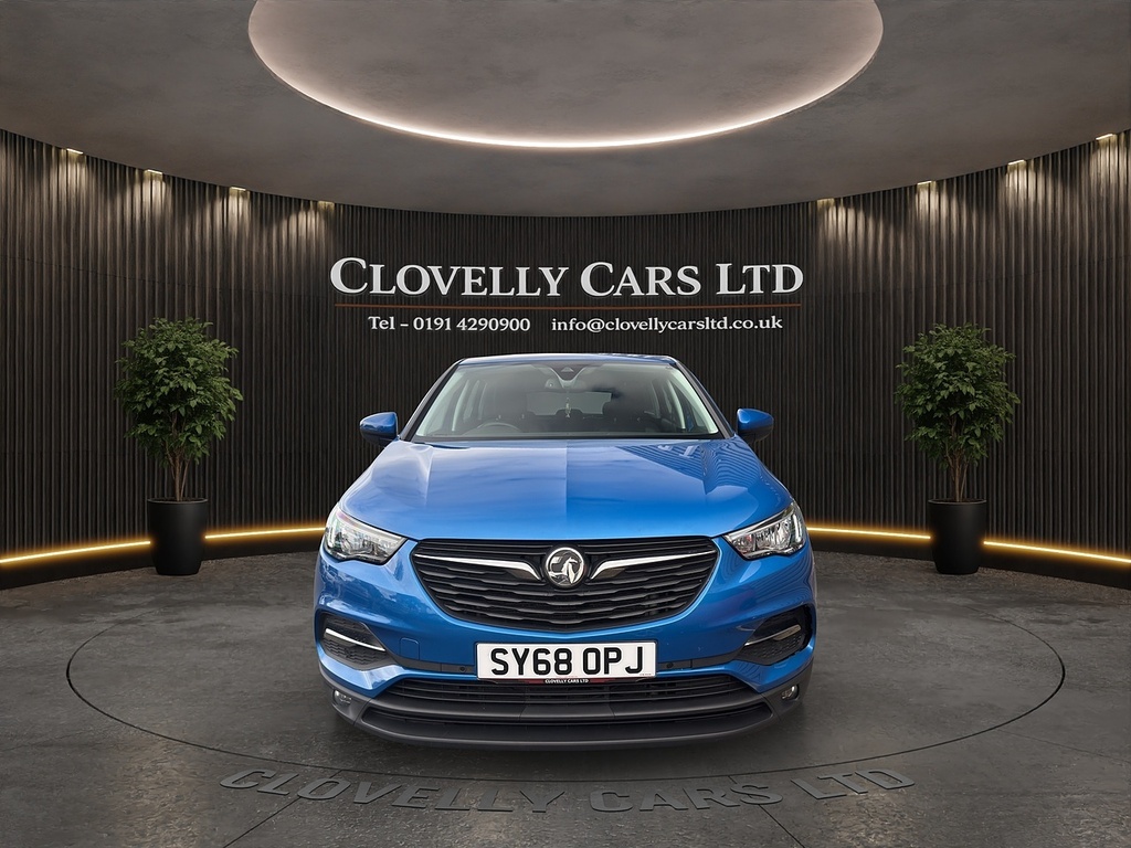 Vauxhall Grandland X 1.2 Turbo Se Suv Euro 6 Ss 1 SY68OPJ Blue #2