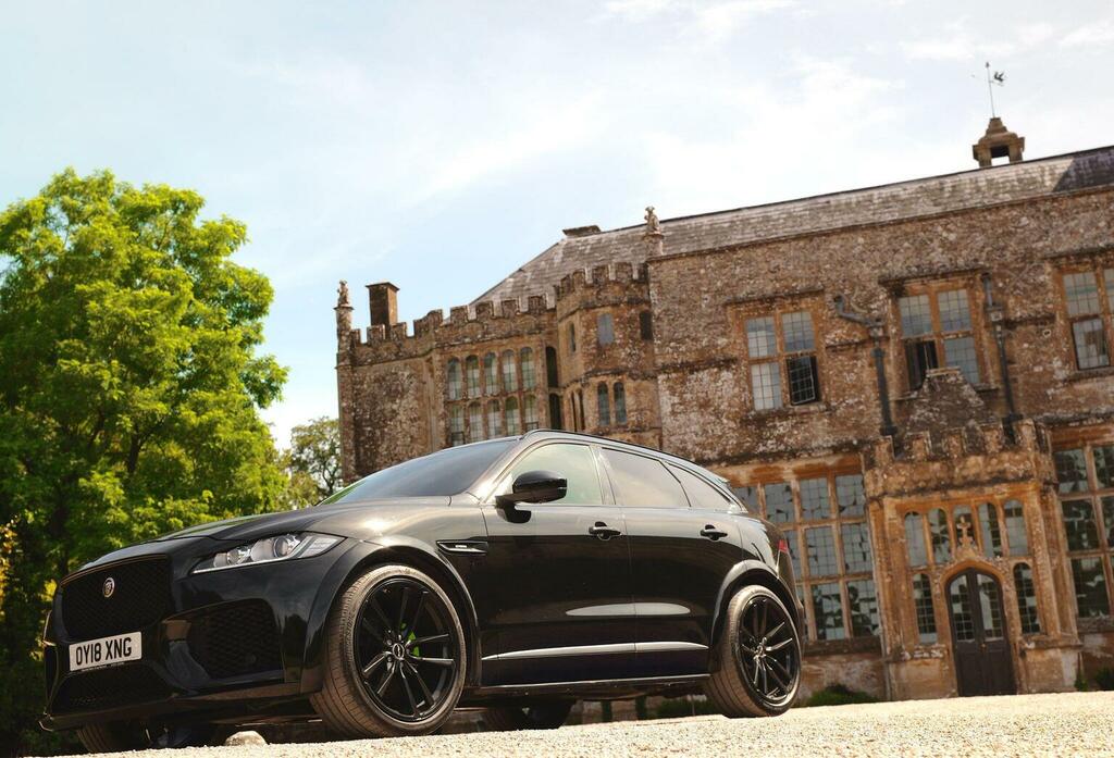 Jaguar F-Pace Suv 2.0 D240 R-sport Awd Euro 6 Ss 20 OY18XNG Black #4