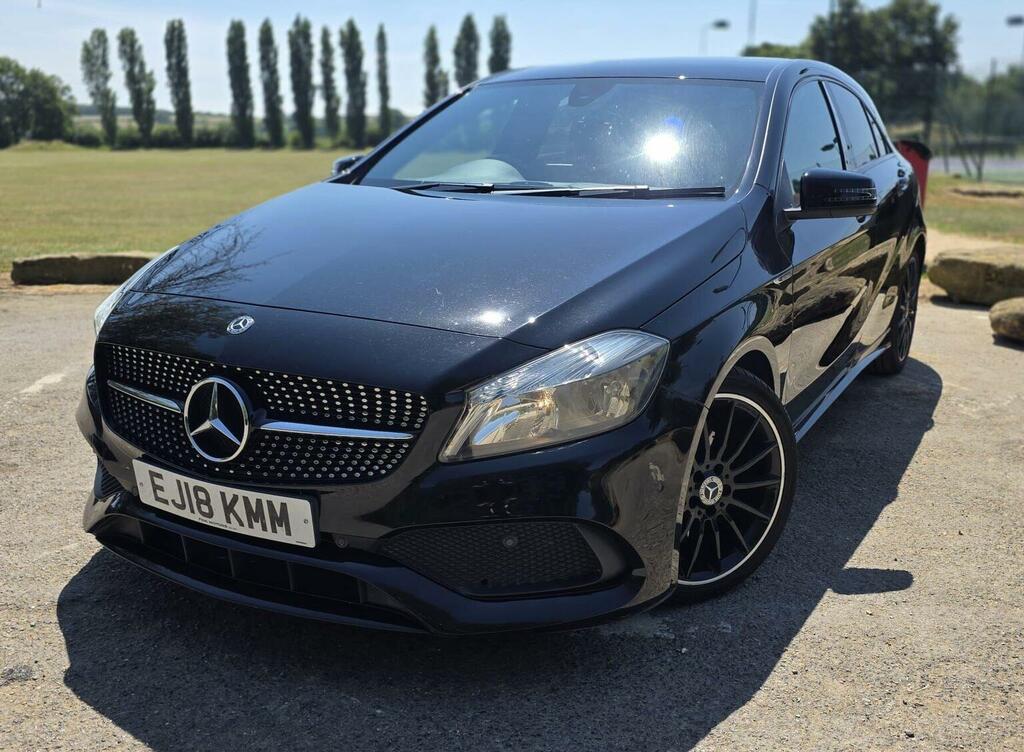 Mercedes-Benz A Class Hatchback 2.1 A200d Amg Line Executive 7G-dct Eu EJ18KMM Black #3