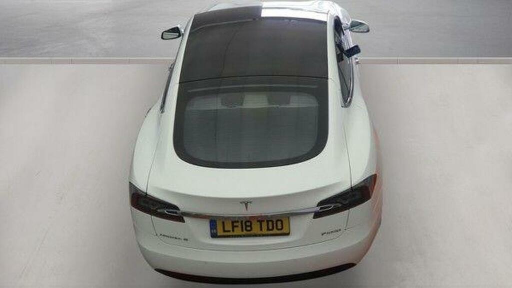Tesla Model S Hatchback P100dl Dual Motor 4Wd Ludicr White #6