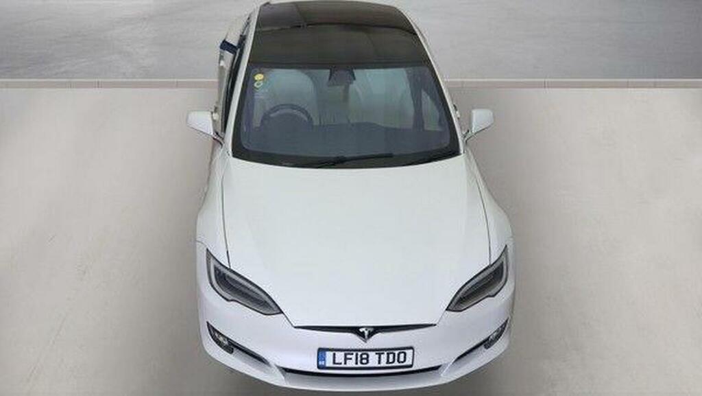 Tesla Model S Hatchback P100dl Dual Motor 4Wd Ludicr White #2