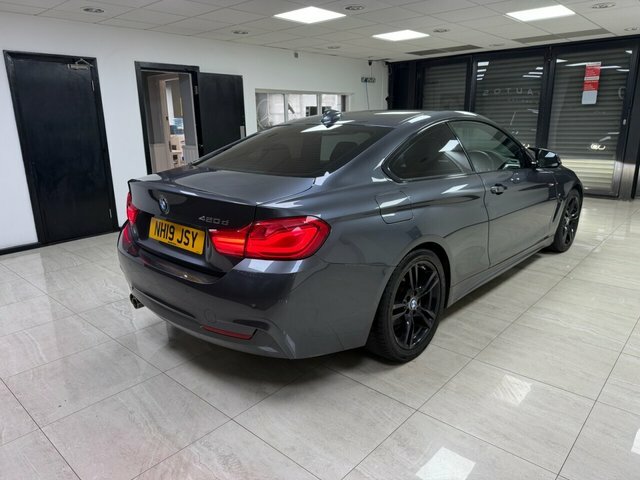 BMW 4 Series Gran Coupe 2019 2.0 420D M Sport Coupe Euro 6 Grey #3