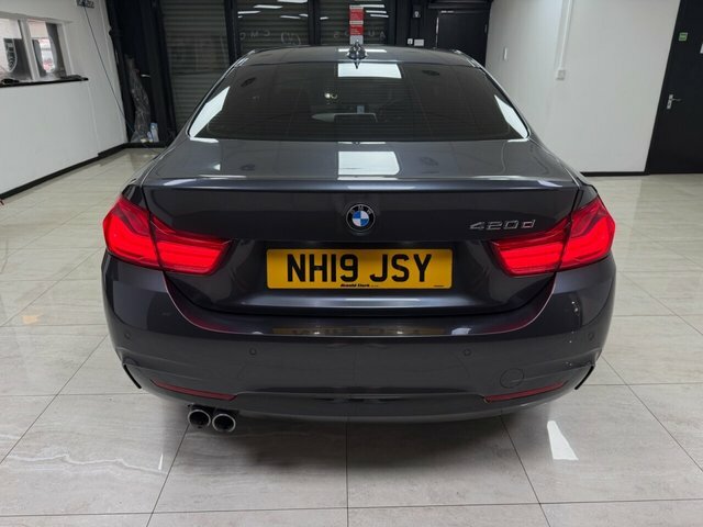 BMW 4 Series Gran Coupe 2019 2.0 420D M Sport Coupe Euro 6 Grey #4