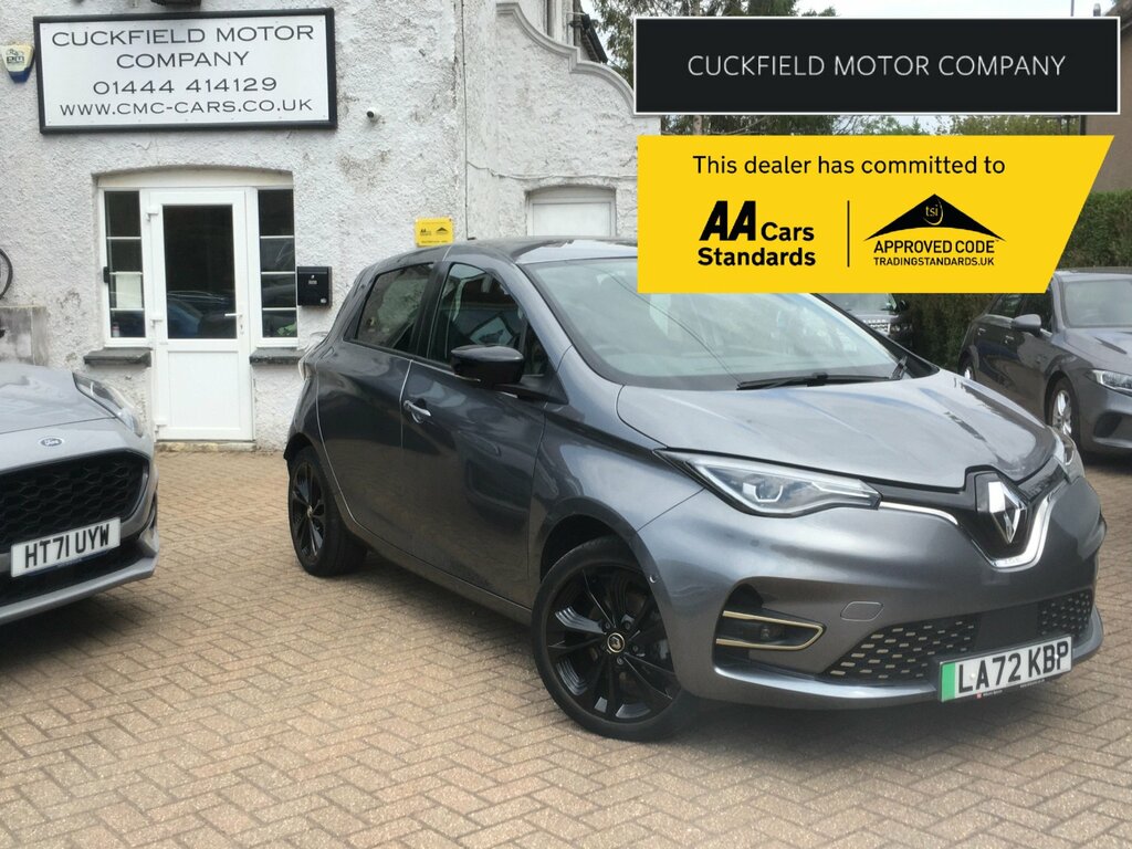 Renault Zoe R135 Ev50 52Kwh Iconic Hatchback Grey