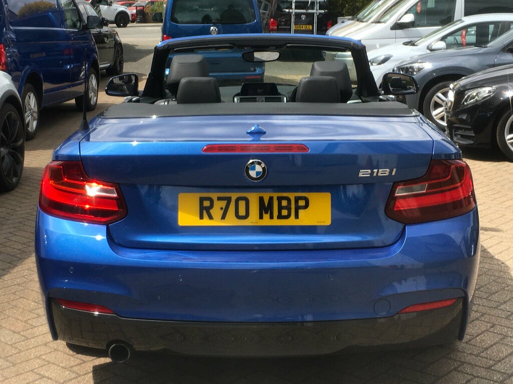BMW 2 Series 1.5 218I M Sport Convertible Euro Blue #6