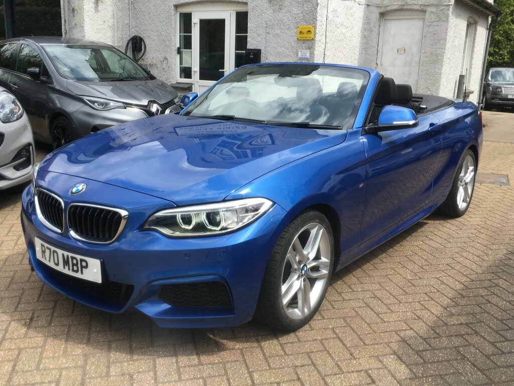 BMW 2 Series 1.5 218I M Sport Convertible Euro Blue #5
