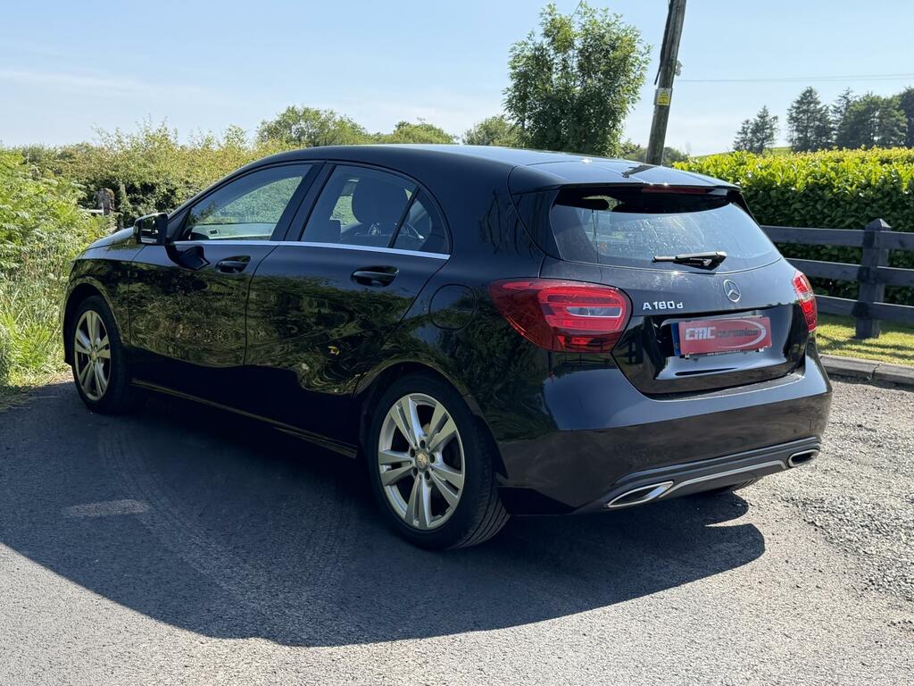 Mercedes-Benz A Class 1.5 A180d Sport Hatchback Euro 6 Black #2