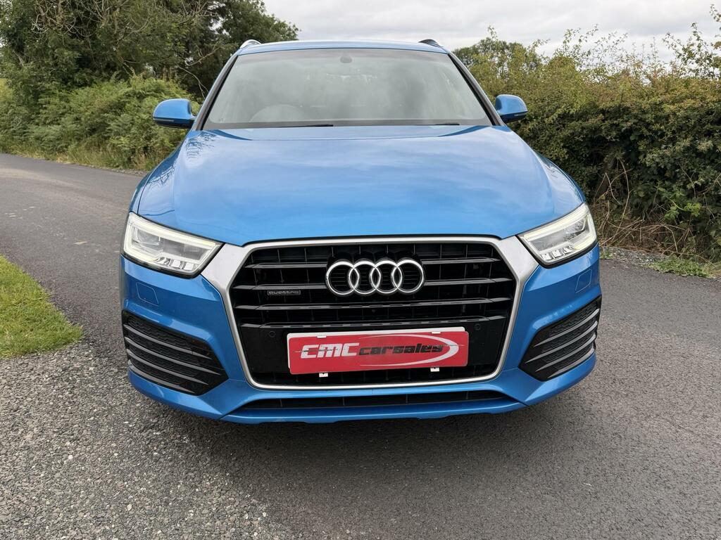 Audi Q3 2.0 Tdi S Line Plus Suv S Tronic Quattr Blue #3