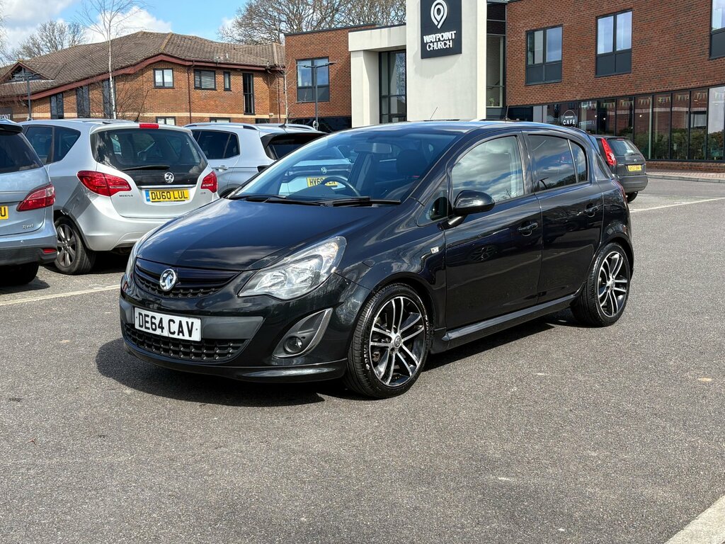 Vauxhall Corsa 1.4T 16V Black Edition Hatchback Black #3