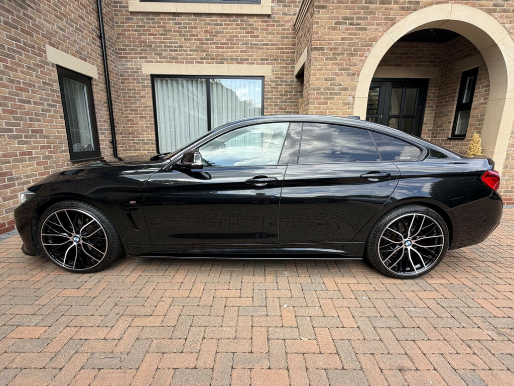 BMW 4 Series Gran Coupe 2.0 420D M Sport Euro 6 Ss LA18URC Black #4
