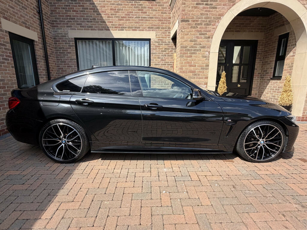 BMW 4 Series Gran Coupe 2.0 420D M Sport Euro 6 Ss LA18URC Black #5
