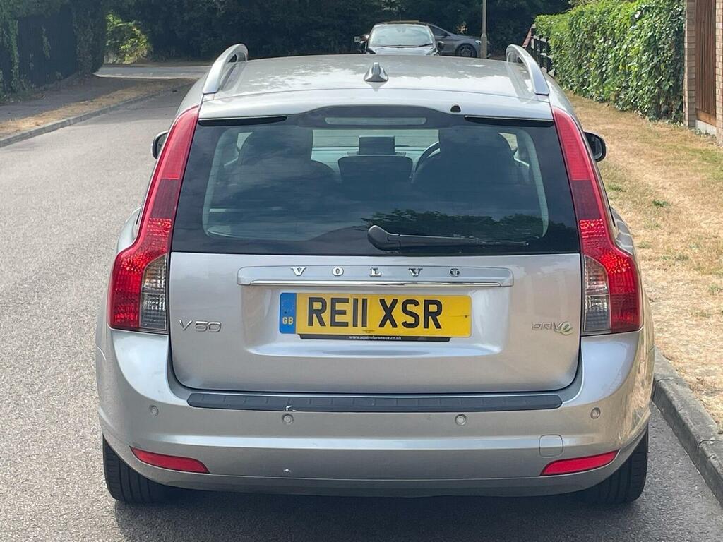 Volvo V50 1.6 D Drive Se Edition Silver #8