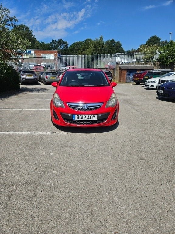 Vauxhall Corsa Sri Red