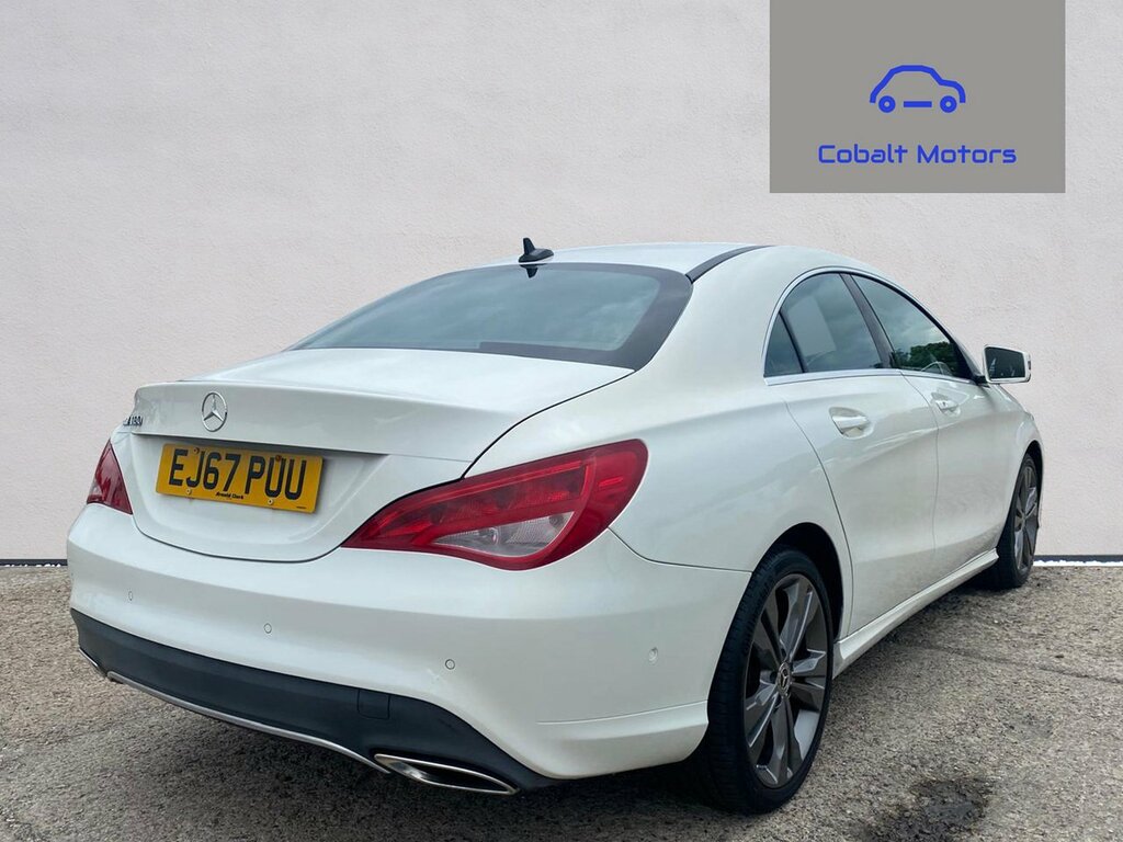 Mercedes-Benz CLA Class 1.6 Cla180 Sport Coupe Euro 6 S EJ67PUU White #3